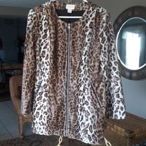 Chico leopard skin jacket